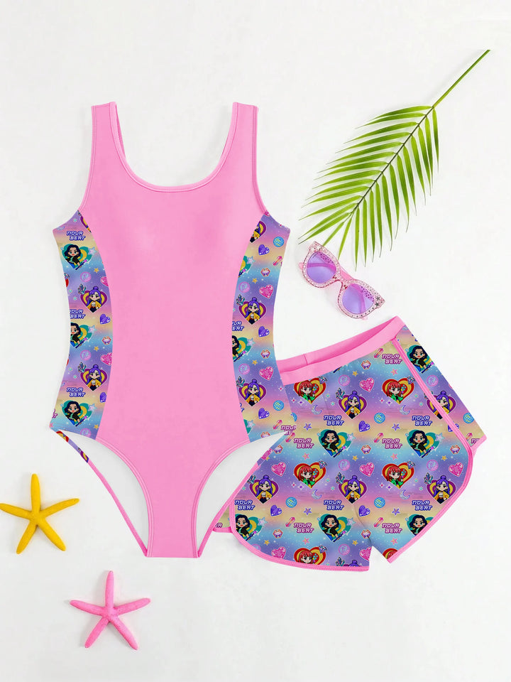 Maillot de Bain Enfant KPop Demon Hunters Etoile — photo 2