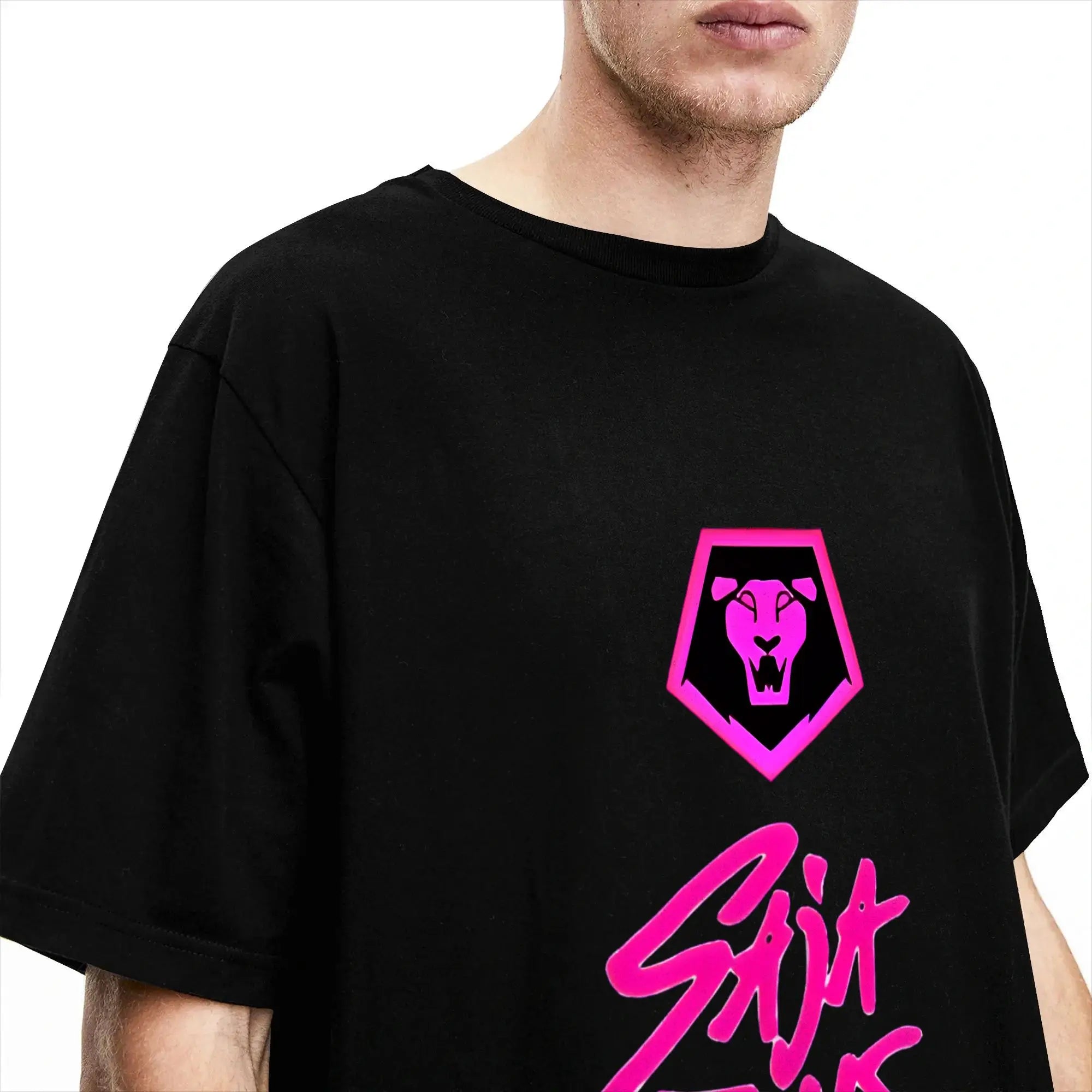T-shirt KPop Demon Hunters Saja Boys Logo Lion — photo 3