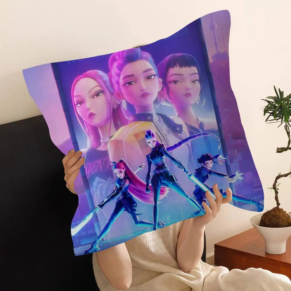 Housse de Coussin KPop Demon Hunters Rumi Zoey Mira — photo 9