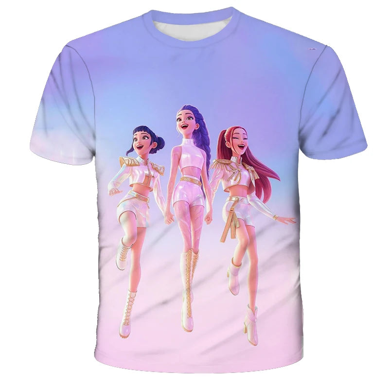 T-shirt KPop Demon Hunters Scène De Film — photo 10