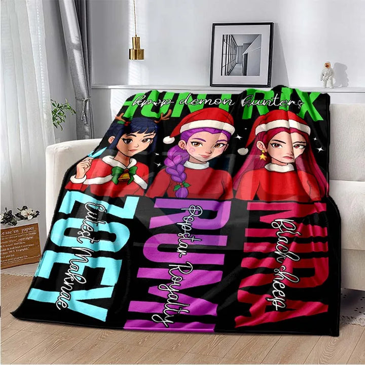 Plaid KPop Demon hunters Noël