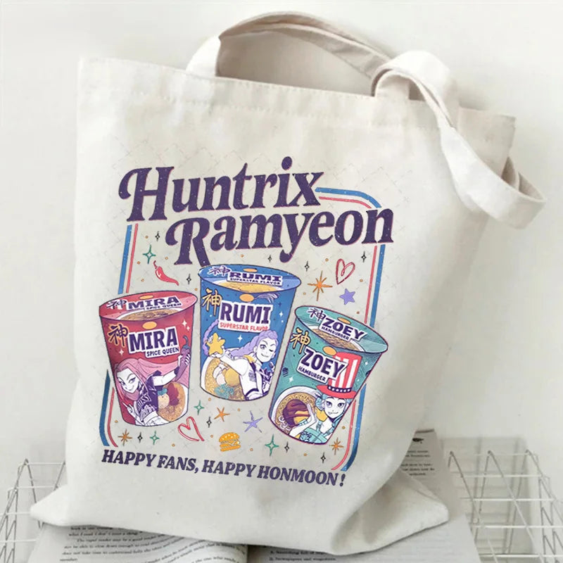 Tote Bag KPop Demon Hunters Huntrix Ramyeon