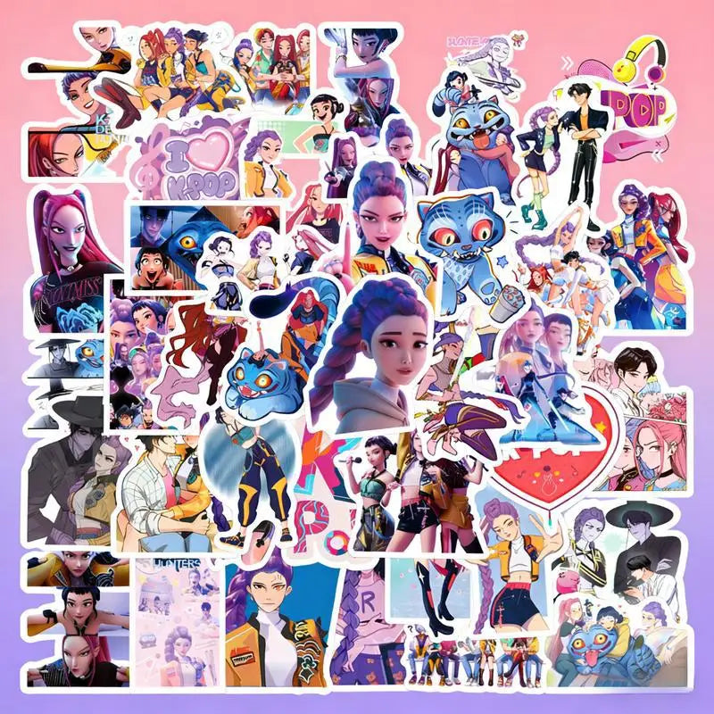 Stickers KPop Demon Hunters Huntrix