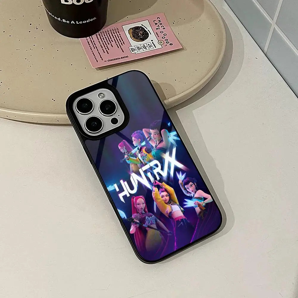 Coque iPhone KPop Demon Hunters Derpy Et Saja Boys