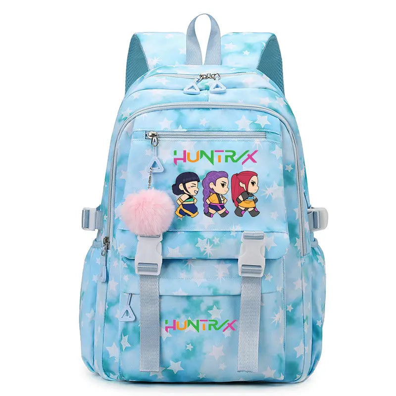 Sac à Dos Ecole KPop Demon Hunters Huntrix Rose — photo 25