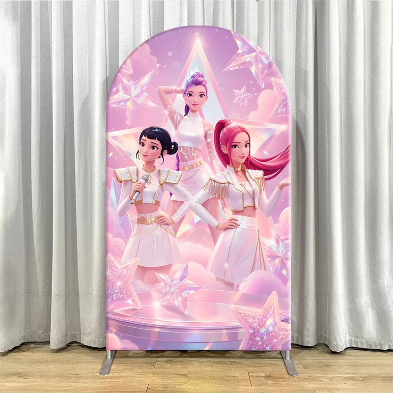 Toile De Fond Anniversaire KPop Demon Hunters Golden
