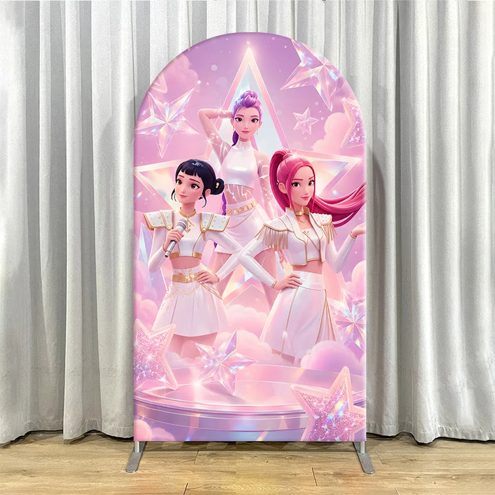 Toile De Fond Anniversaire KPop Demon Hunters Golden