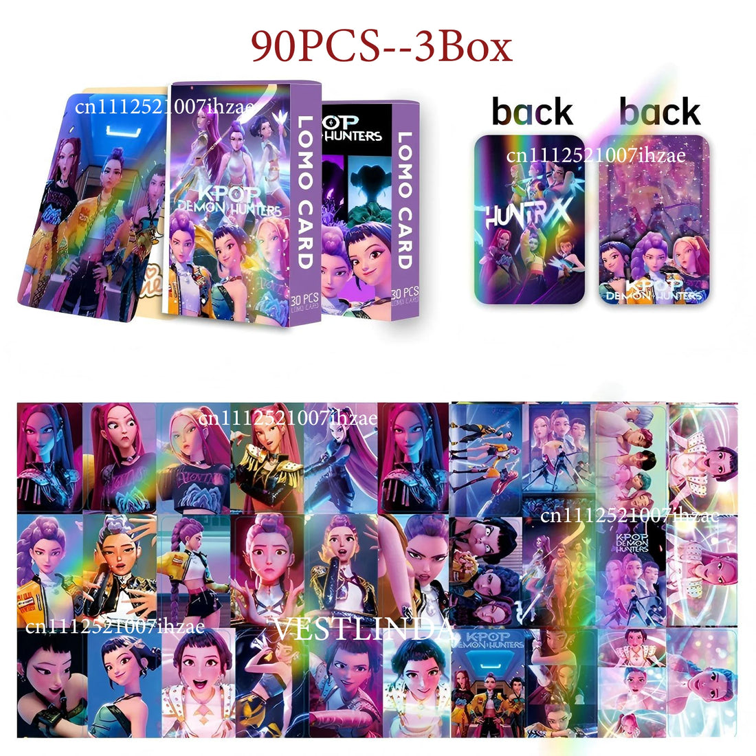 Cartes KPop Demon Hunters Huntrix