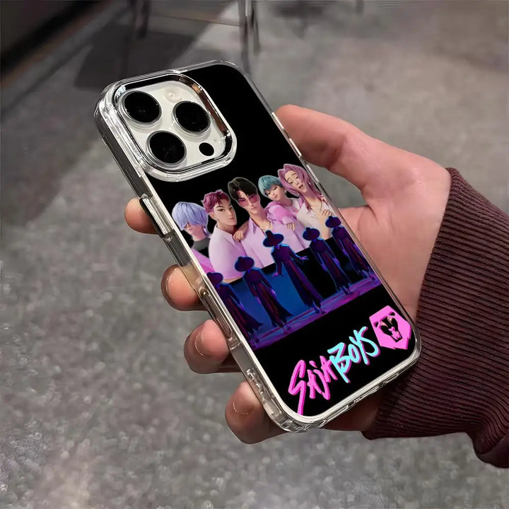 Coque IPhone KPop Demon Hunters Saja Boys Noir