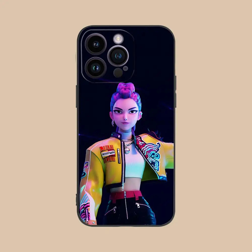 Coque iPhone KPop Demon Hunters Huntrix Rumi