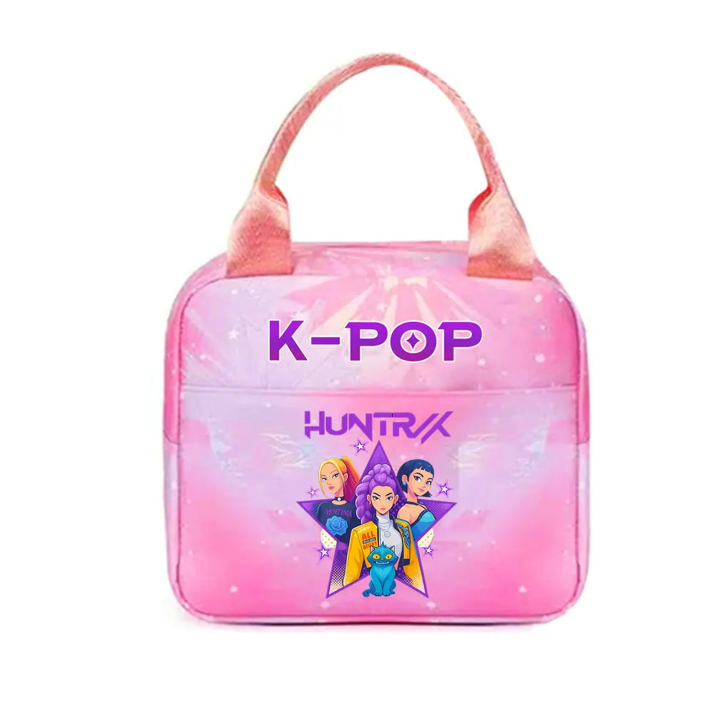 Lunch Bag KPop Demon Hunters Huntrix Et Derpy Bleu — photo 5