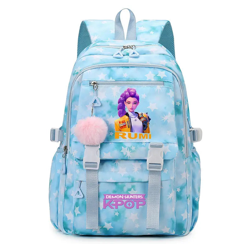 Sac à Dos Ecole KPop Demon Hunters Huntrix Rose — photo 11