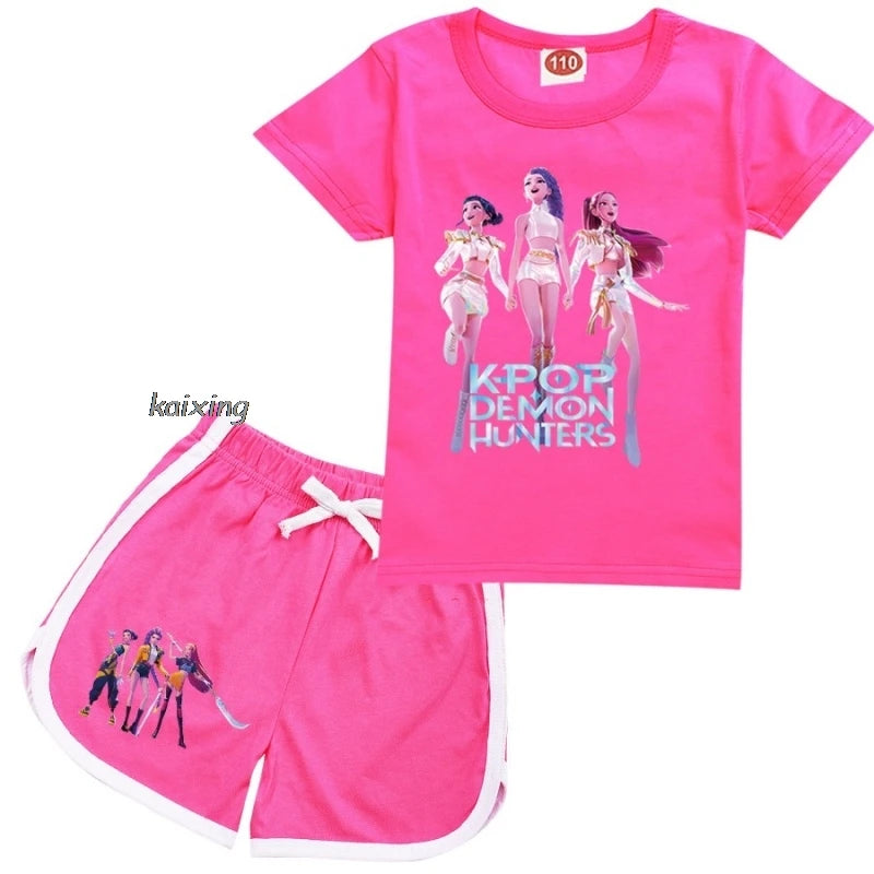 Pyjama Short Enfant KPop Demon Hunters Rose