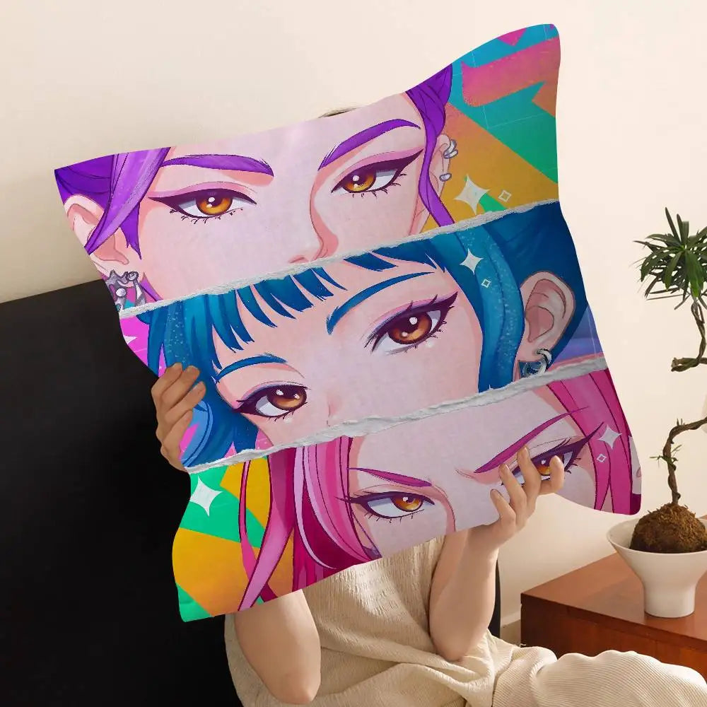 Housse de Coussin KPop Demon Hunters Huntrix Scène — photo 11