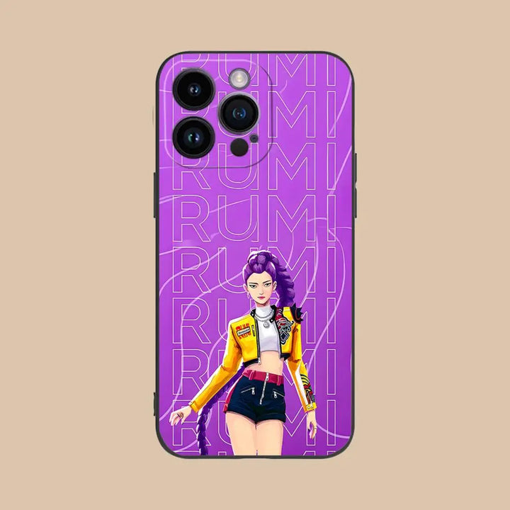 Coque iPhone KPop Demon Hunters Rumi Violet