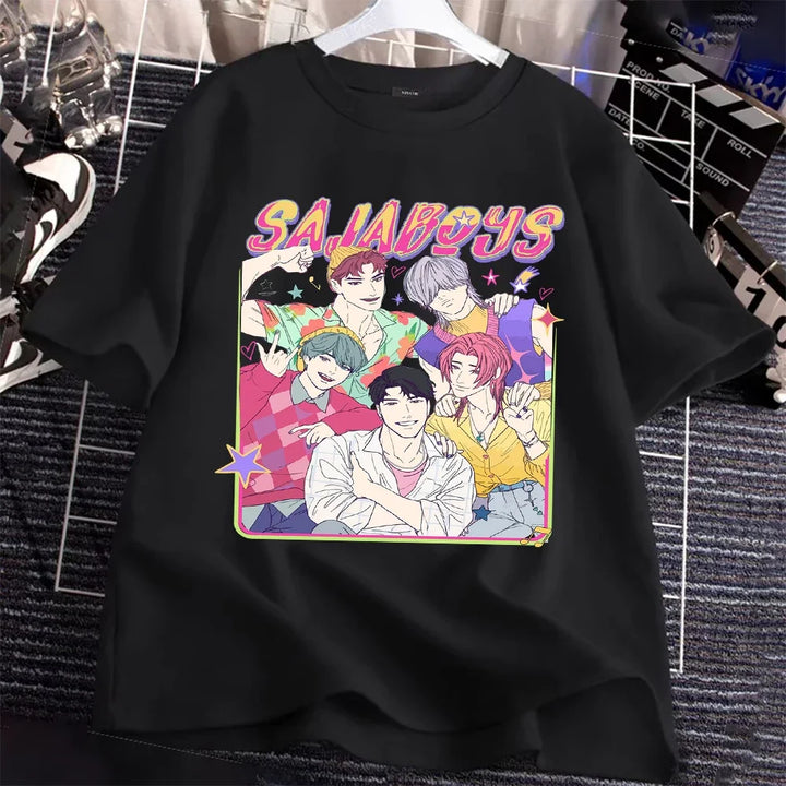 T-shirt Enfant KPop Demon Hunters Saja Boys Dessin