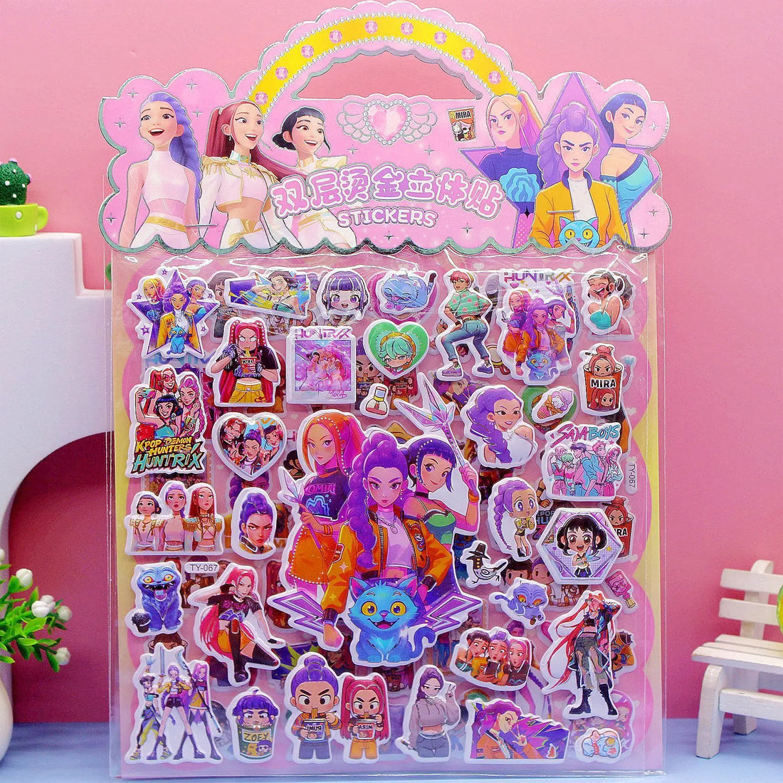 Stickers 3D KPop Demon Hunters Anniversaire — photo 2