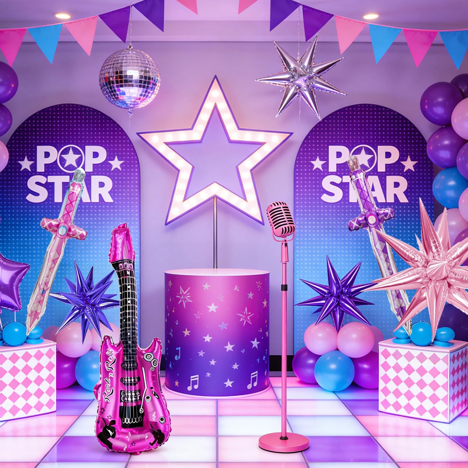 Ballons Gonflables KPop Demon Hunters Anniversaire — photo 4
