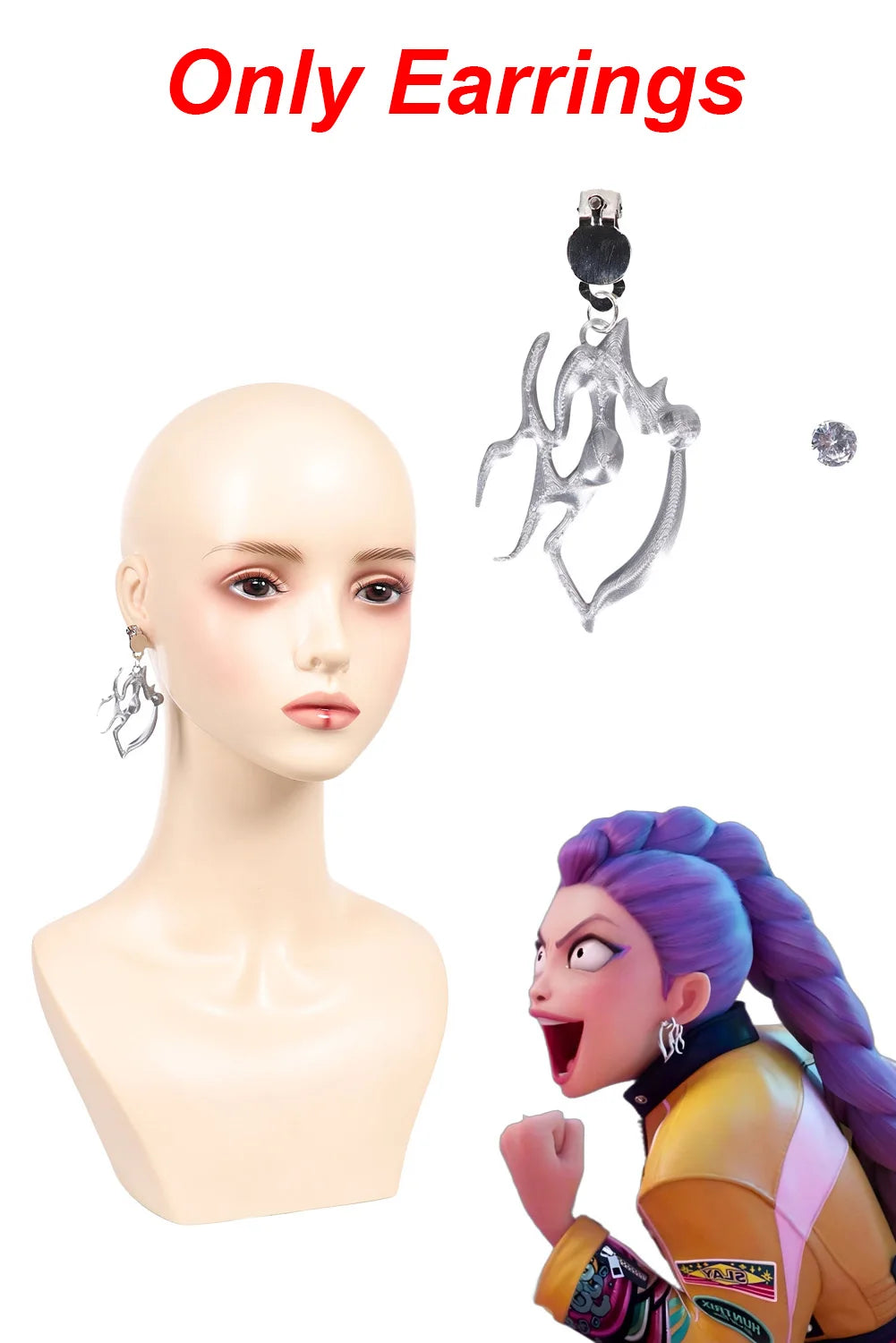 Boucle d'Oreilles KPop Demon Hunters Huntrix Rumi