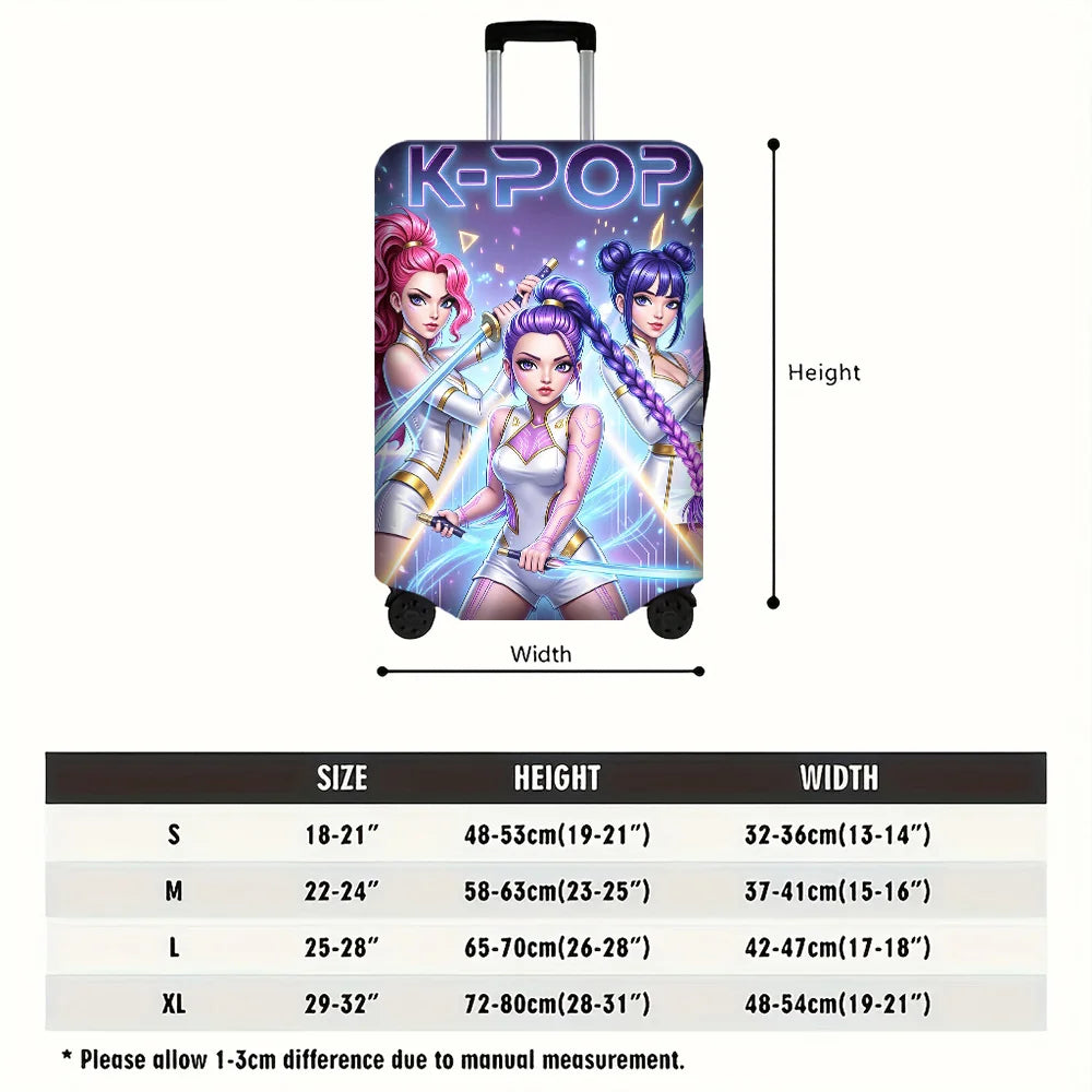 Housse De Valise KPop Demon Hunters Cartoon — photo 3