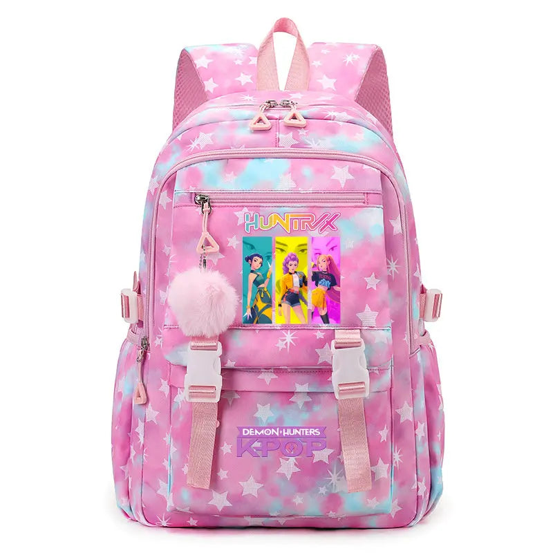 Sac à Dos Ecole KPop Demon Hunters Huntrix Rose — photo 44