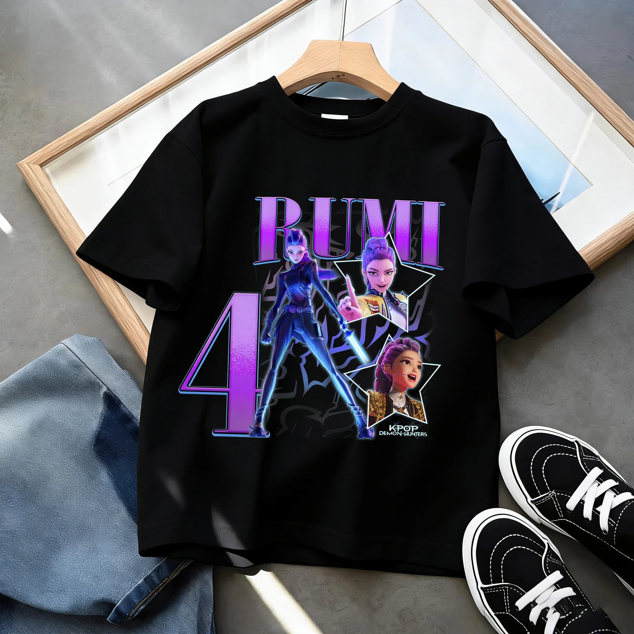 T-shirt KPop Demon Hunters Anniversaire 3ans