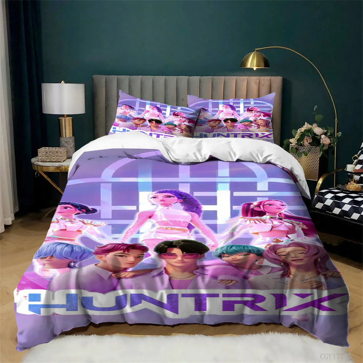 Housse De Couette KPop Demon Hunters Fille