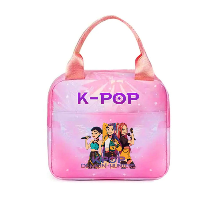 Lunch Bag KPop Demon Hunters Huntrix Et Derpy Bleu — photo 2