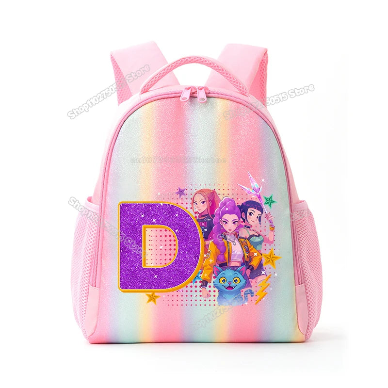 Sac d'Ecole KPop Demon Hunters Lettre Prénom — photo 16
