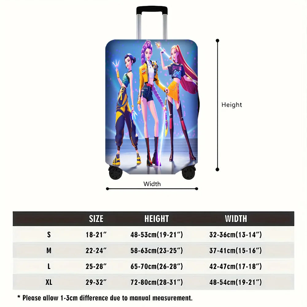 Housse De Valise KPop Demon hunters Huntrix — photo 3