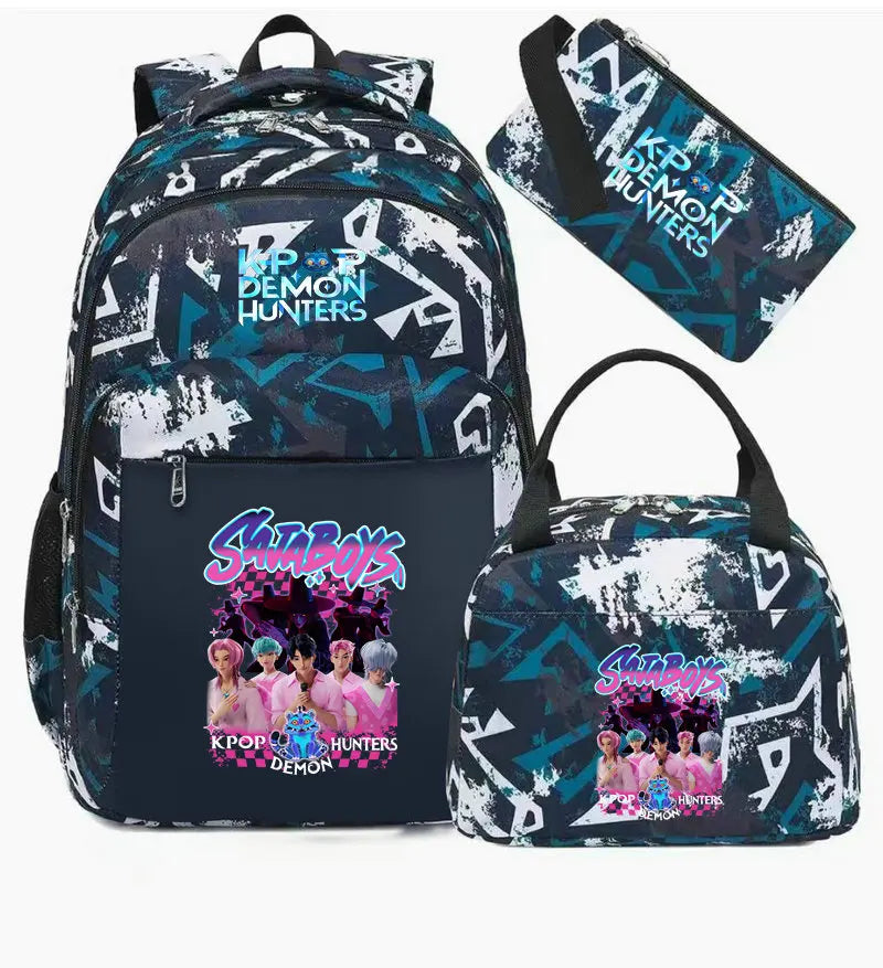 Sac à Dos Ecole KPop Demon Hunters Saja Boys 3 Pièces — photo 15