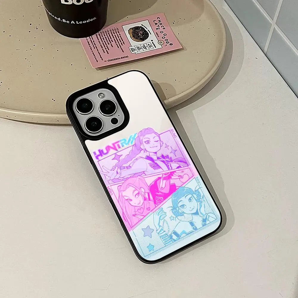 Coque iPhone KPop Demon Hunters Derpy Et Jinu