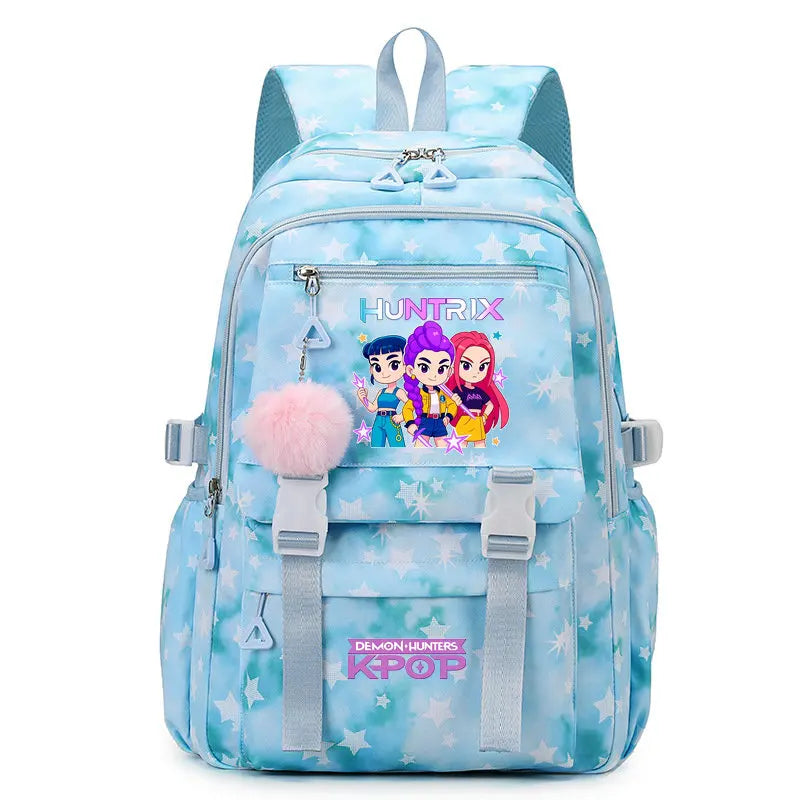 Sac à Dos Ecole KPop Demon Hunters Huntrix Rose — photo 9