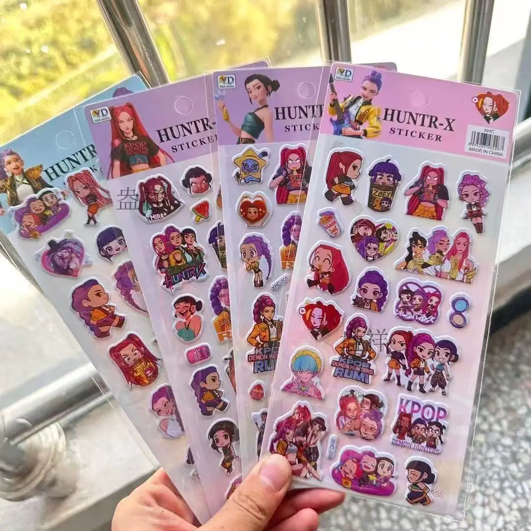 Stickers KPop Demon Hunters 3D