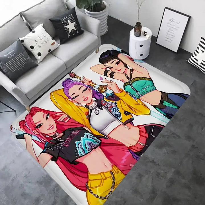 Tapis KPop Demon Hunters Blanc