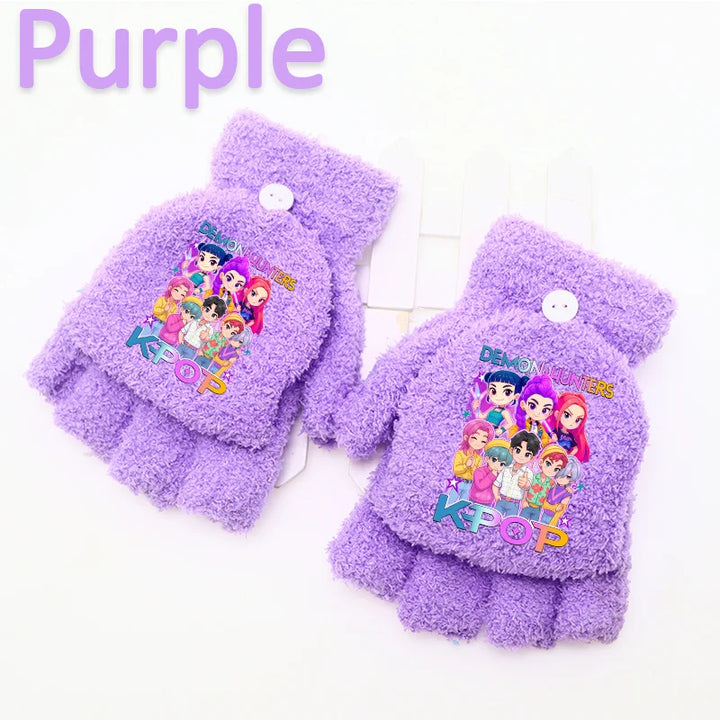 Gants KPop Demon Hunters Huntrix Et Saja Boys Fille
