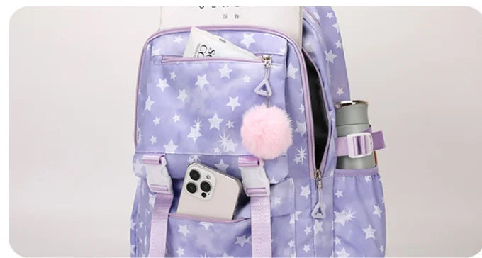 Sac à Dos Ecole KPop Demon Hunters Huntrix Bleu — photo 38