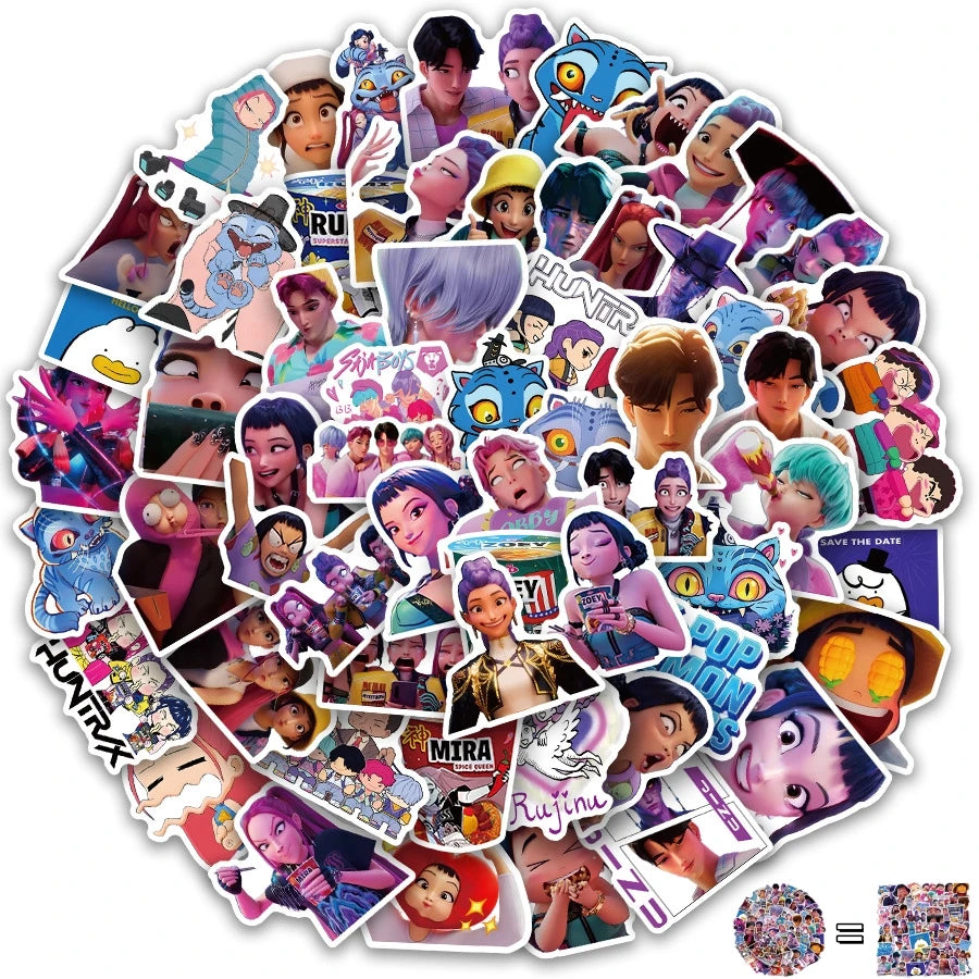 Stickers KPop Demon Hunters Huntrix