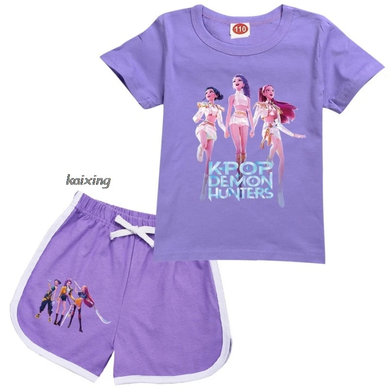 Pyjama Short Enfant KPop Demon Hunters Rose