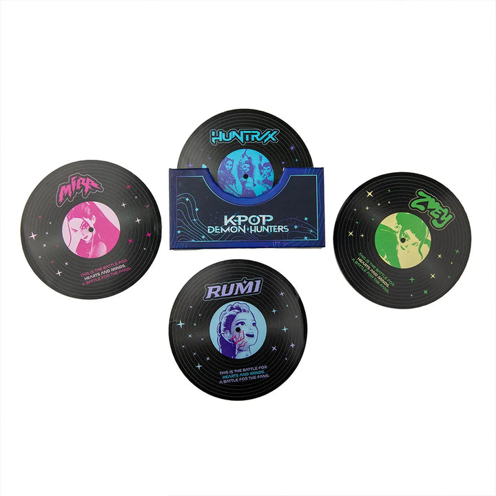 Lot de 4 Dessous de Verre KPop Demon Hunters Huntrix — photo 5