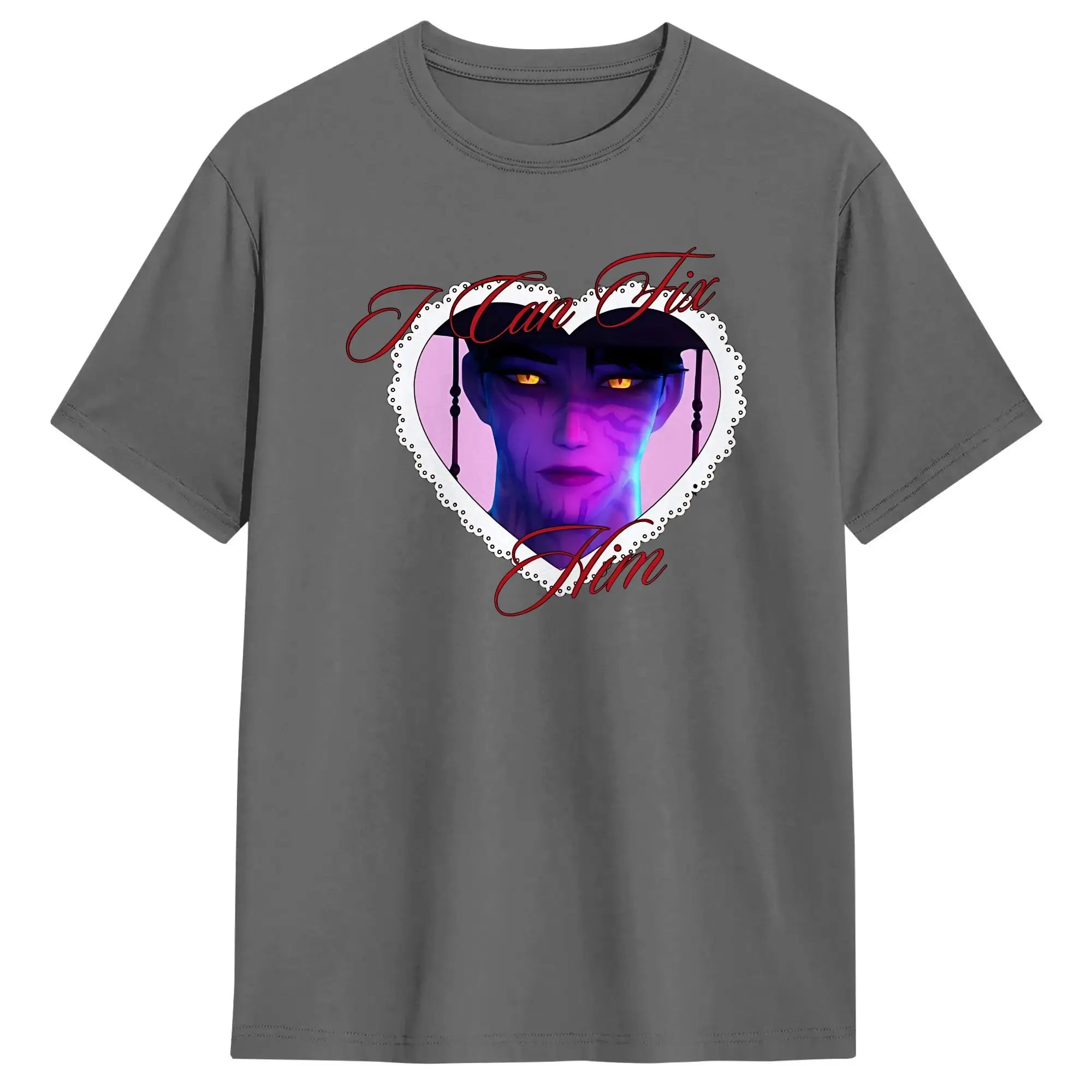 T-shirt KPop Demon Hunters Jinu I Can Fix Him — photo 10
