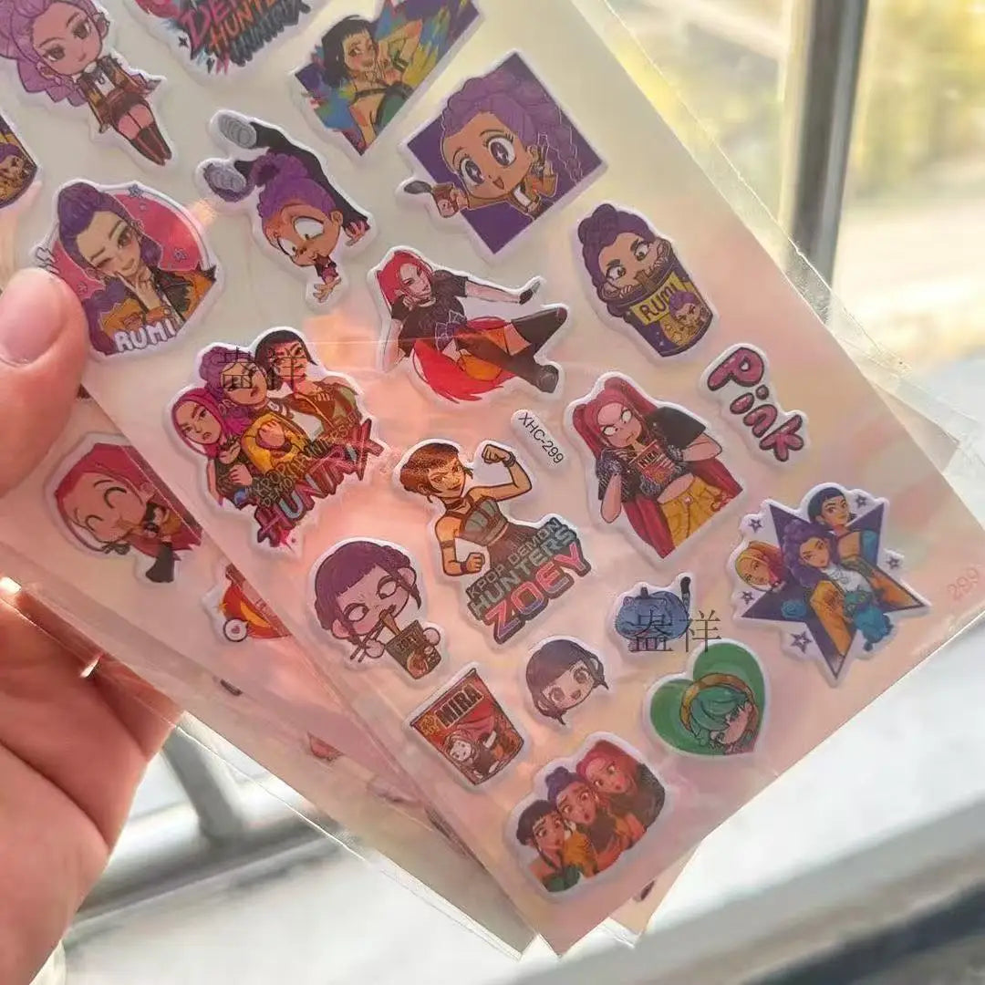 Stickers KPop Demon Hunters 3D