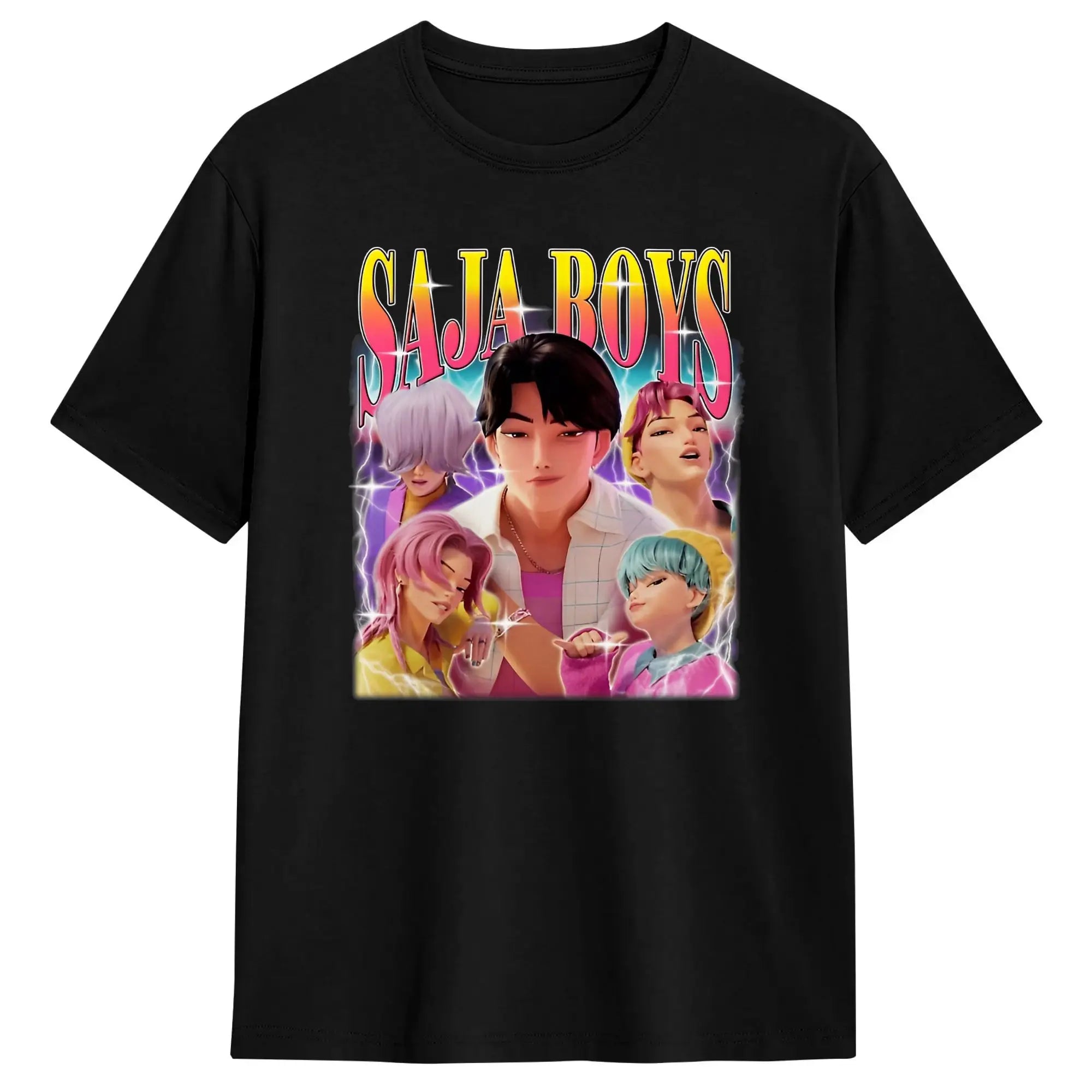 T-shirt KPop Demon Hunters Saja Boys Vintage