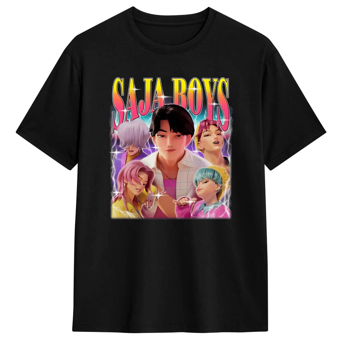T-shirt KPop Demon Hunters Saja Boys Vintage