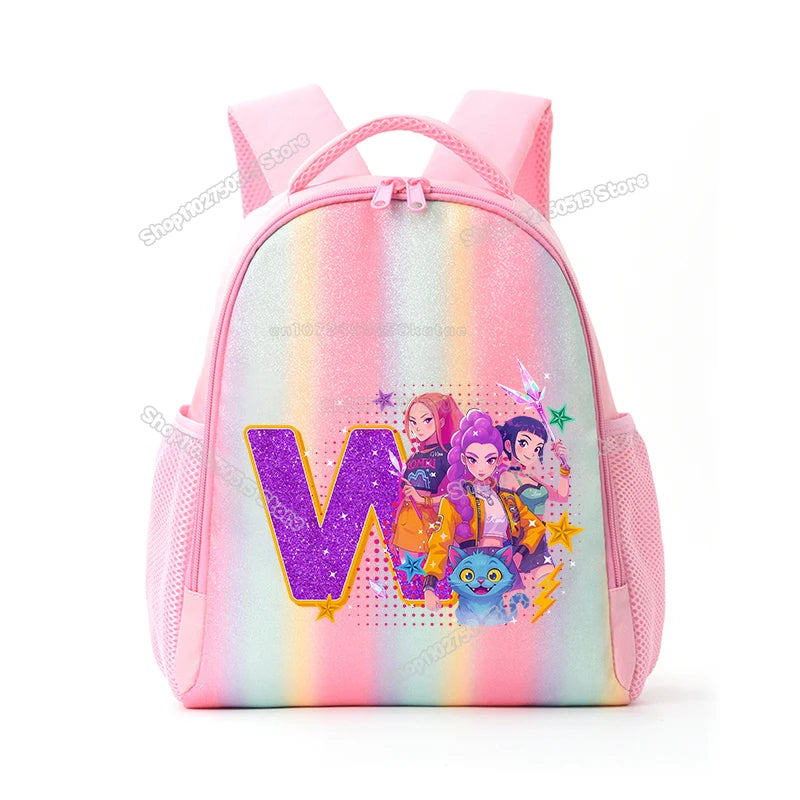 Sac d'Ecole KPop Demon Hunters Lettre Prénom — photo 17