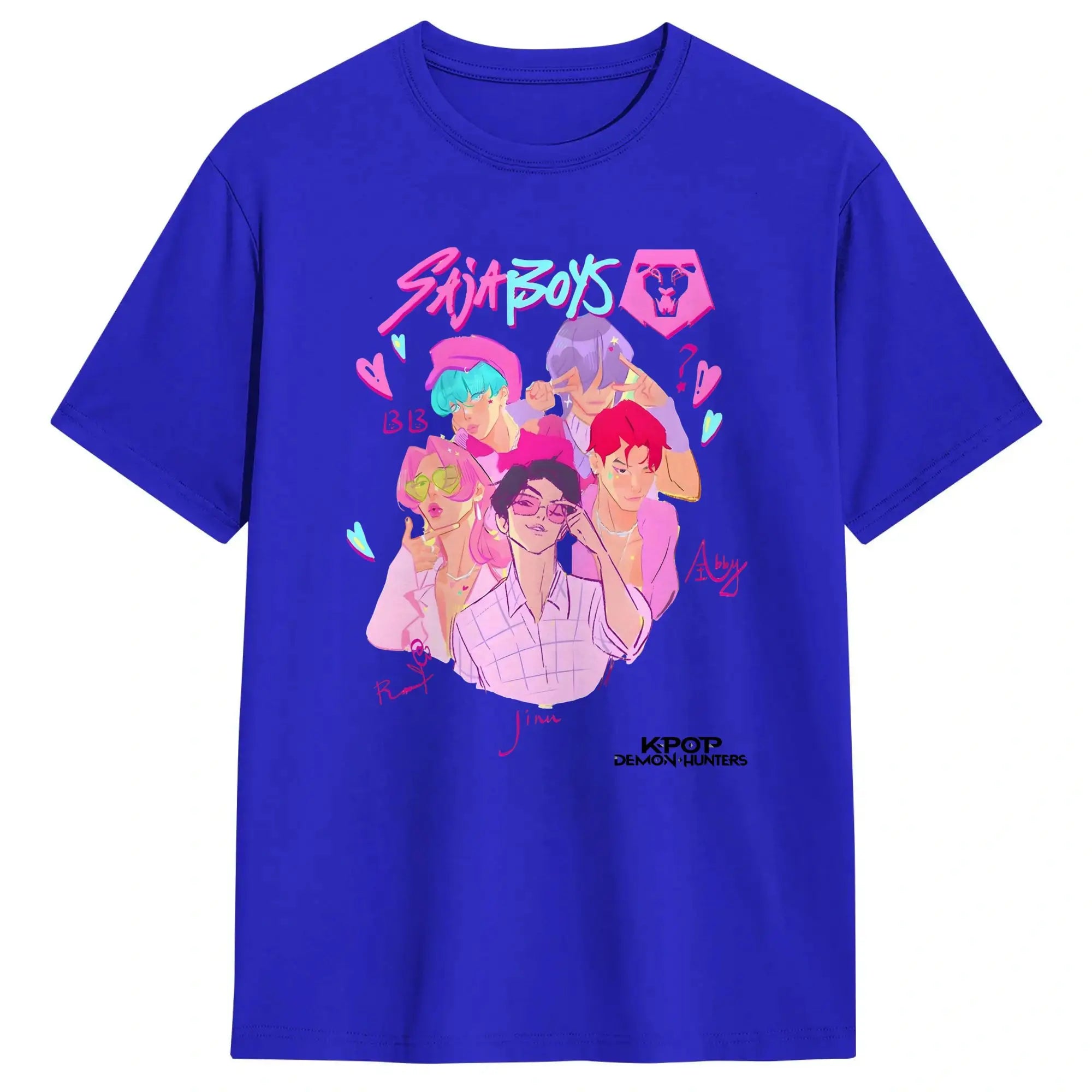 T-shirt KPop Demon Hunters Saja Boys Blanc — photo 12