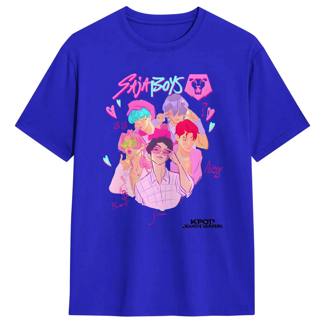 T-shirt KPop Demon Hunters Saja Boys Blanc — photo 12