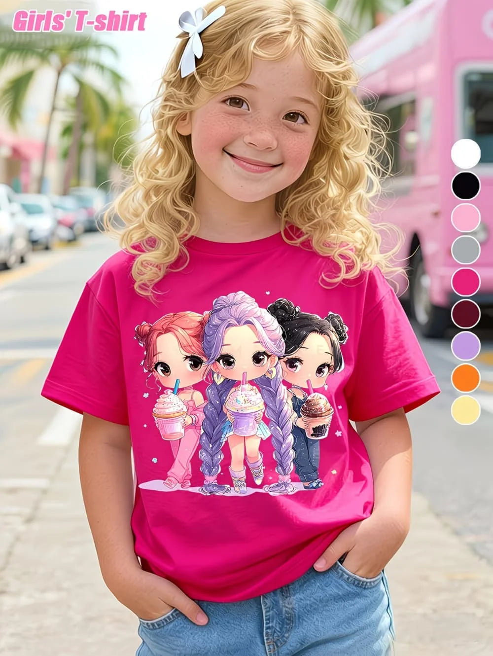 T-shirt Eté KPop Demon Hunters — photo 4