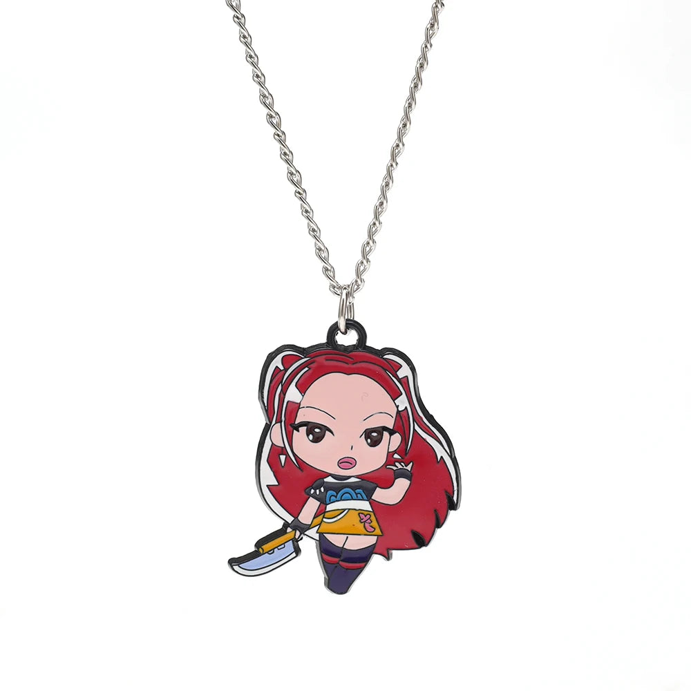 Collier KPop Demon Hunters Huntrix Mira Chibi