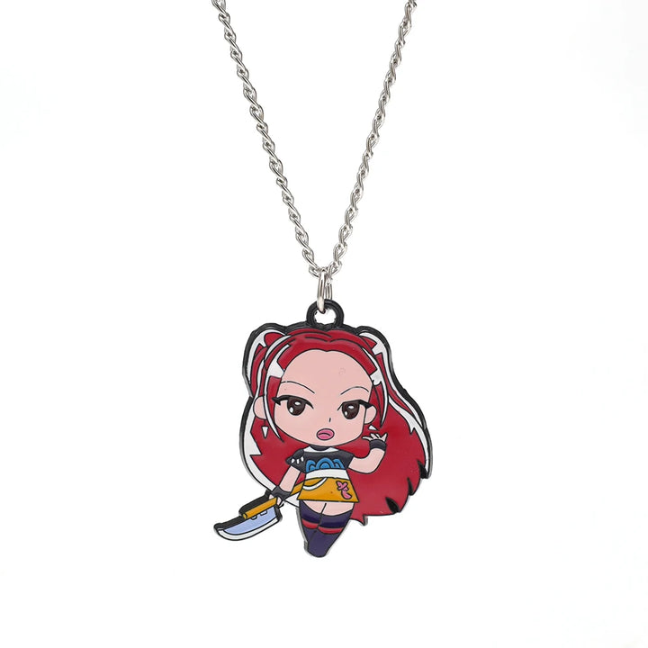 Collier KPop Demon Hunters Huntrix Mira Chibi